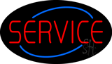 Deco Style Service Animated Neon Sign