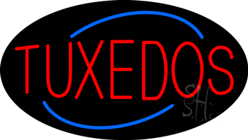 Tuxedos Deco Style Animated Neon Sign