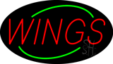 Oval Wings Animated Neon Sign