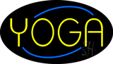 Deco Style Yoga Animated Neon Sign