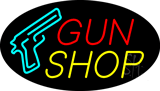 Gun Shop Flashing Neon Sign