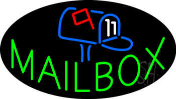 MailBox Animated Neon Sign