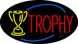 Trophy Animated Neon Sign