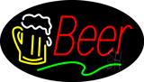 Red Beer Animated Neon Sign