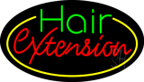 Hair Extension Animated Neon Sign