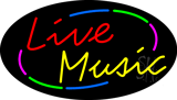 Multicolored Decostyle Live Music Flashing Neon Sign