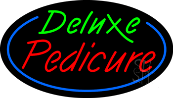 Deluxe Pedicure Animated Neon Sign