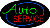 Deco Style Auto Service Flashing Neon Sign