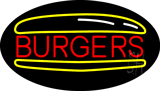 Burgers Inside Burger Animated Neon Sign