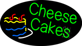 Cheese Cakes Animated Neon Sign