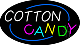 Cotton Candy Animated Neon Sign