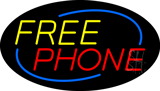 Deco Style Free Phone Animated LED Neon Sign