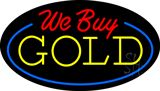 We Buy Gold Animated Neon Sign