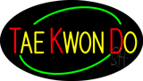 Tae Kwon Do Animated Neon Sign