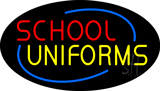 Deco Style Red School Yellow Uniforms Animated Neon Sign
