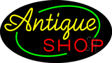 Deco Style Antique Shop Flashing Neon Sign