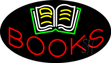 Books with Logo Animated Neon Sign