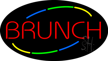 Burnch Animated Neon Sign