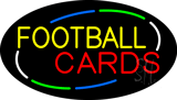 Football Cards Animated Neon Sign