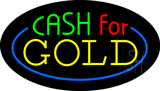 Cash for Gold Animated Neon Sign
