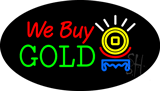 We Buy Gold Logo Animated Neon Sign