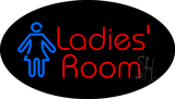 Ladies Room Animated Neon Sign