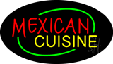 Mexican Cuisine Animated Neon Sign