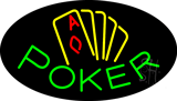 Poker Animated Neon Sign
