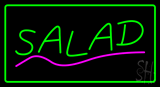 Green Salad with Green Border Animated LED Neon Sign
