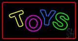 Toys Rectangle Red LED Neon Sign