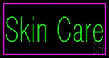 Green Skin Care Pink Border LED Neon Sign
