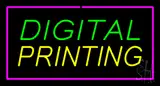 Digital Printing with Pink Border LED Neon Sign