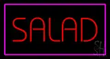 Red Salad Pink Border LED Neon Sign