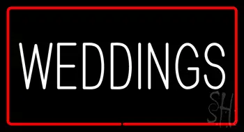 Weddings LED Neon Sign