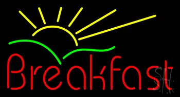 Breakfast with Sunrays LED Neon Sign