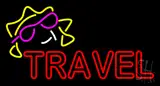 Double Stroke Red Travel LED Neon Sign