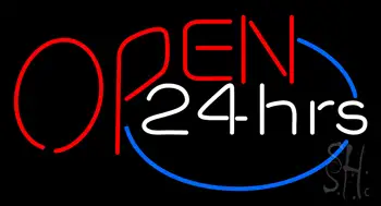 Open 24 hrs LED Neon Sign