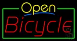 Open Bicycle Neon Sign