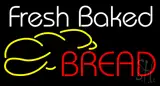 White Fresh Baked Bread Neon Sign