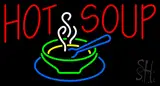 Hot Soup Logo Neon Sign
