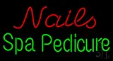 Red Nails Spa Pedicure Neon Sign