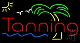 Red Tanning Palm Tree Neon Sign