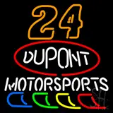 24 Jeff Gordon Dupont Motorsports LED Neon Sign