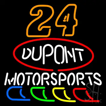 24 Jeff Gordon Dupont Motorsports LED Neon Sign