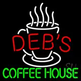 Debs Coffee House LED Neon Sign