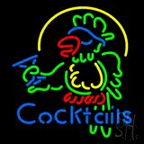 Cocktails Parrot - Beer LED Neon Sign