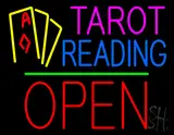 Tarot Reading Open Block Green Line LED Neon Sign