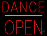 Dance Block Open Yellow Line LED Neon Sign