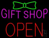 Gift Shop Block Open LED Neon Sign