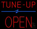 Red Tune-Up Open Block LED Neon Sign